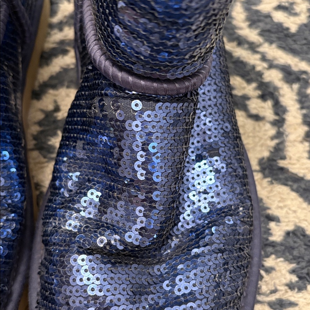 Blue Sequence Uggs - Picture 3 of 8